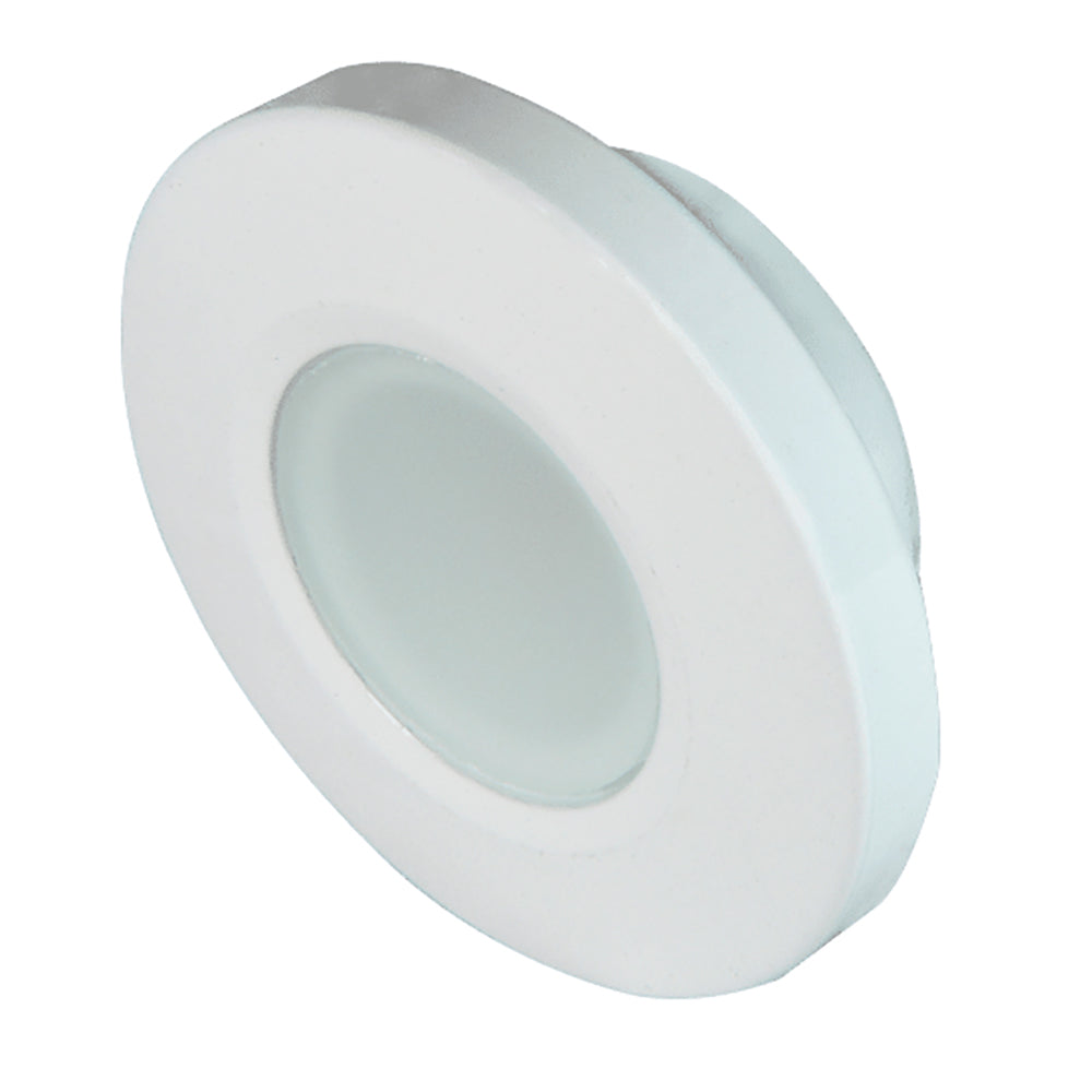 Tri-Water Marine | Lumitec Orbit - Flush Mount Down Light - White Finish - 4-Color Blue/Red/Purple/White Non Dimming [112520]