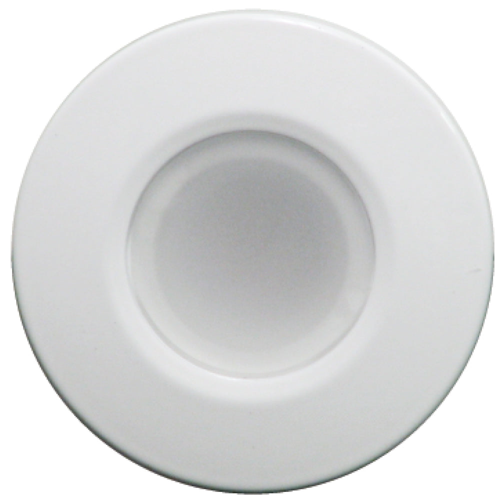 Tri-Water Marine | Lumitec Orbit - Flush Mount Down Light - White Finish - 4-Color Blue/Red/Purple/White Non Dimming [112520]