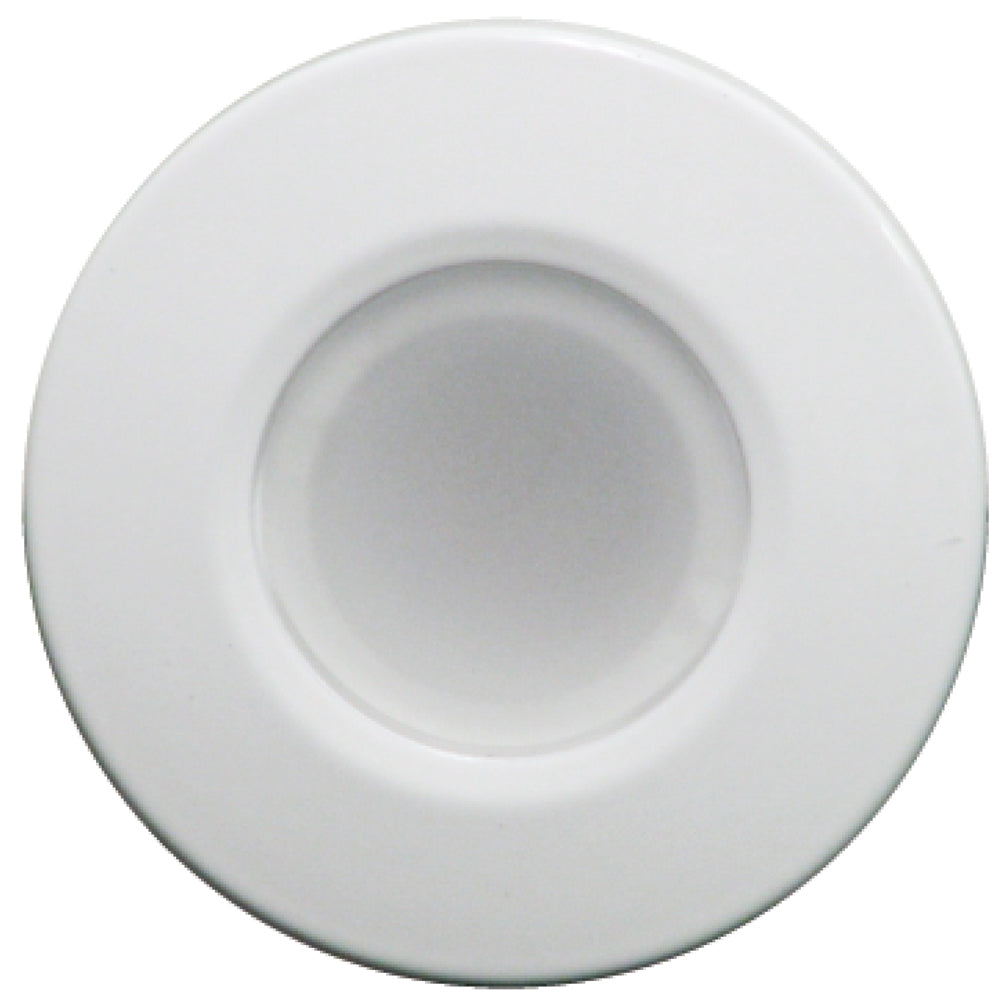 Tri-Water Marine | Lumitec Orbit - Flush Mount Down Light - White Finish - 2-Color Blue/White Dimming [112521]