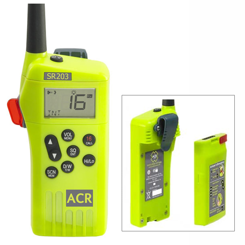 Tri-Water Marine | ACR SR203 VHF Handheld Survival Radio [2827]