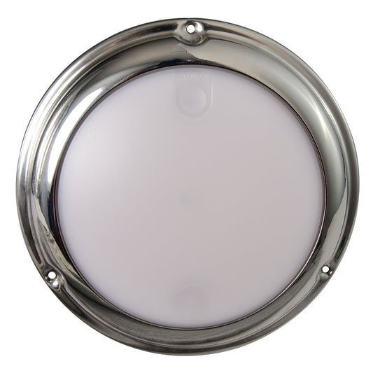 Tri-Water Marine | Lumitec TouchDome - Dome Light - Polished SS Finish - 2-Color White/Blue Dimming [101097]