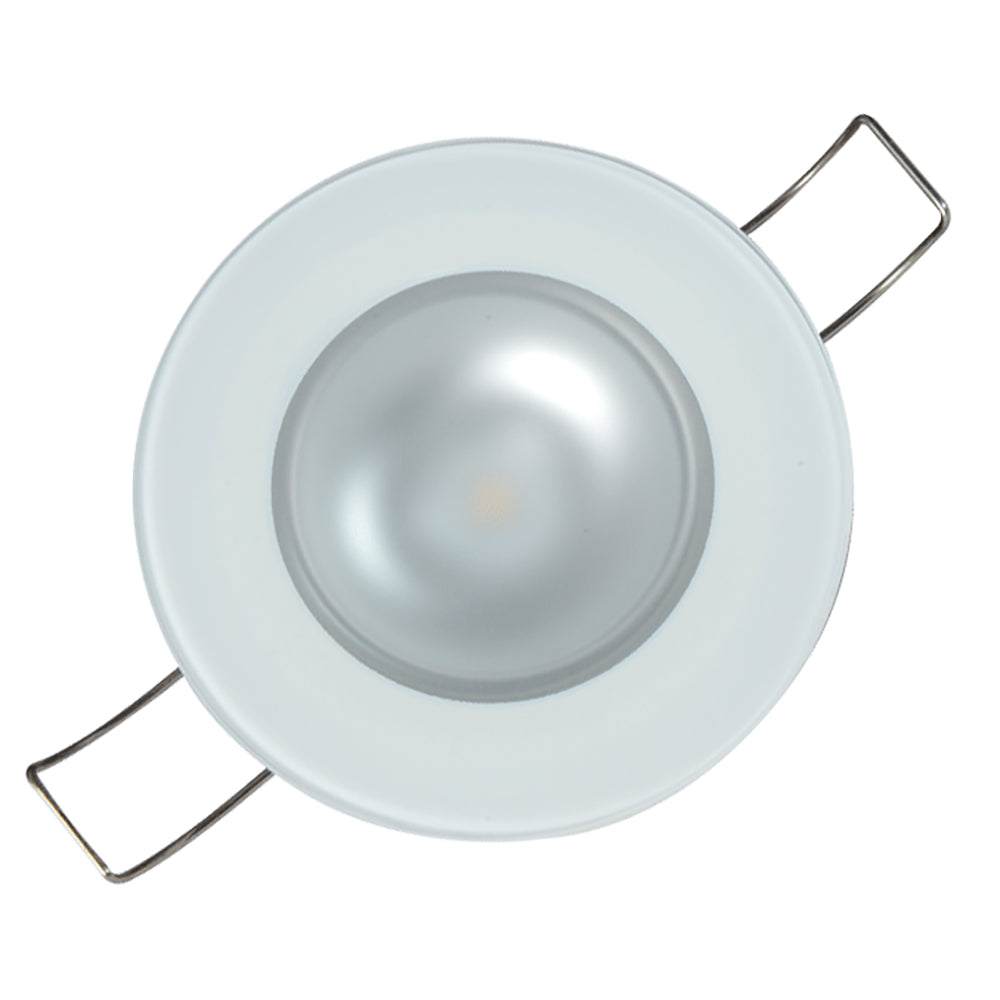 Tri-Water Marine | Lumitec Mirage - Flush Mount Down Light - Glass Finish/No Bezel - Warm White Dimming [113199]