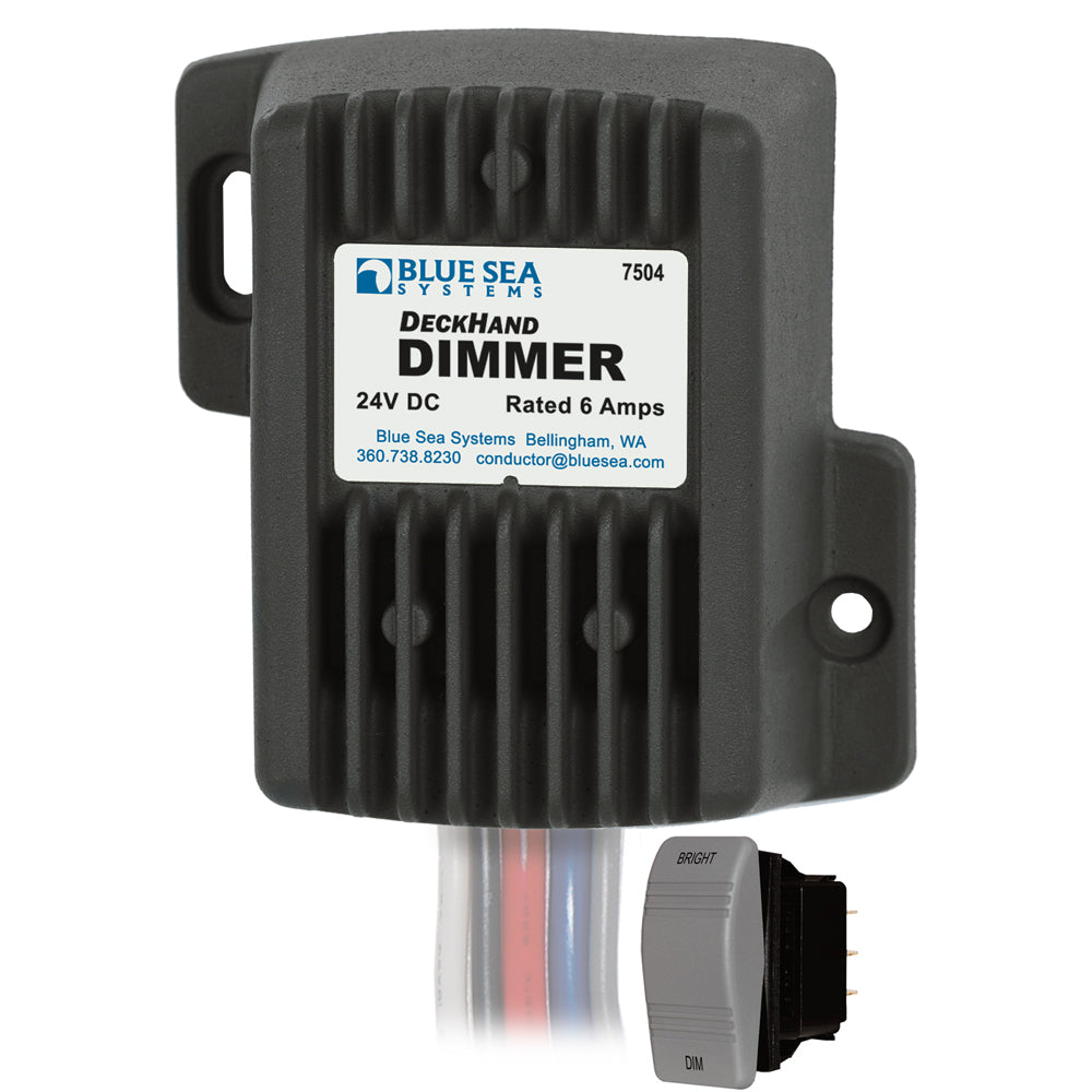 Tri-Water Marine | Blue Sea 7504 DeckHand Dimmer - 6 Amp/24V [7504]