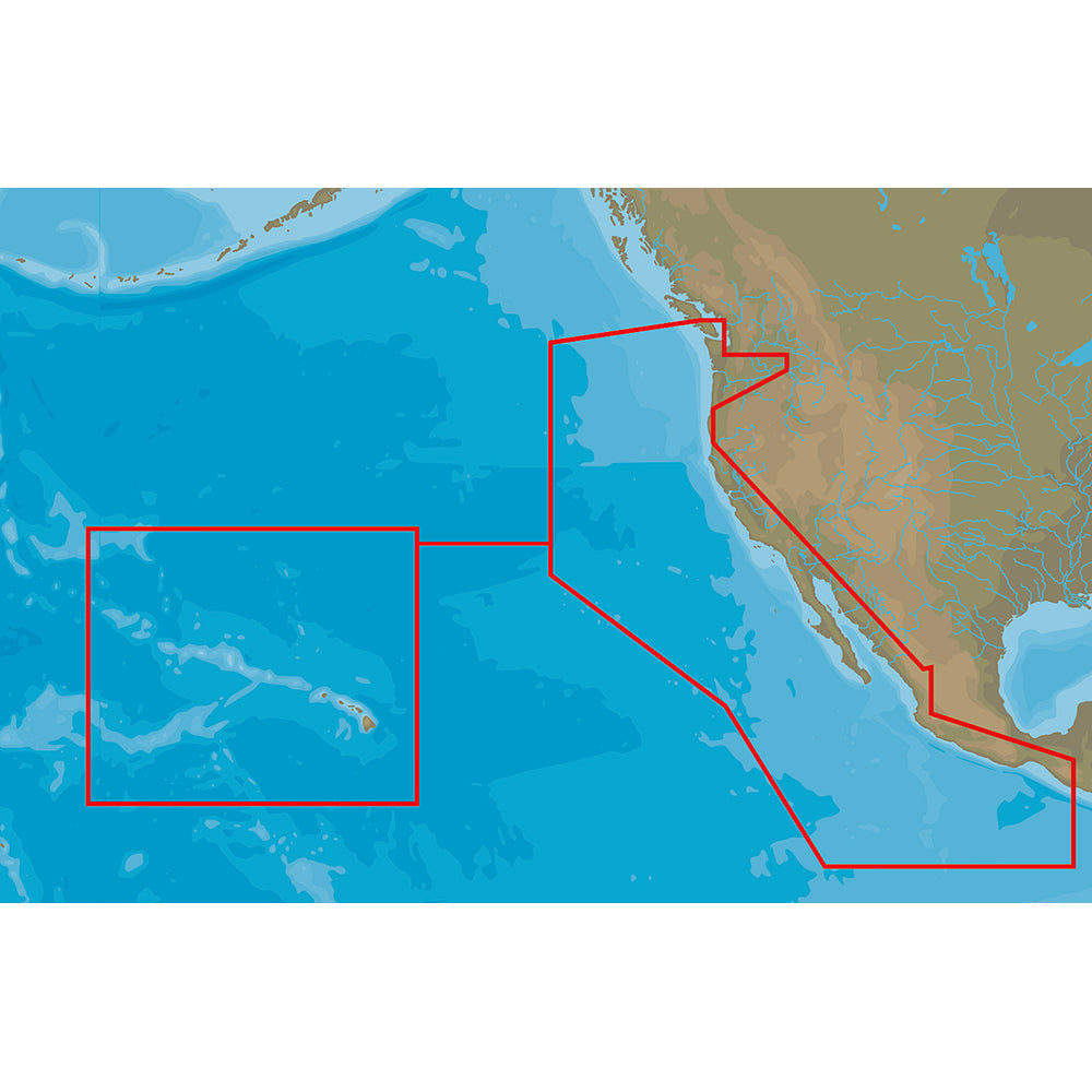 Tri-Water Marine | C-MAP 4D NA-D024 - USA West Coast & Hawaii - Full Content [NA-D024-FULL]