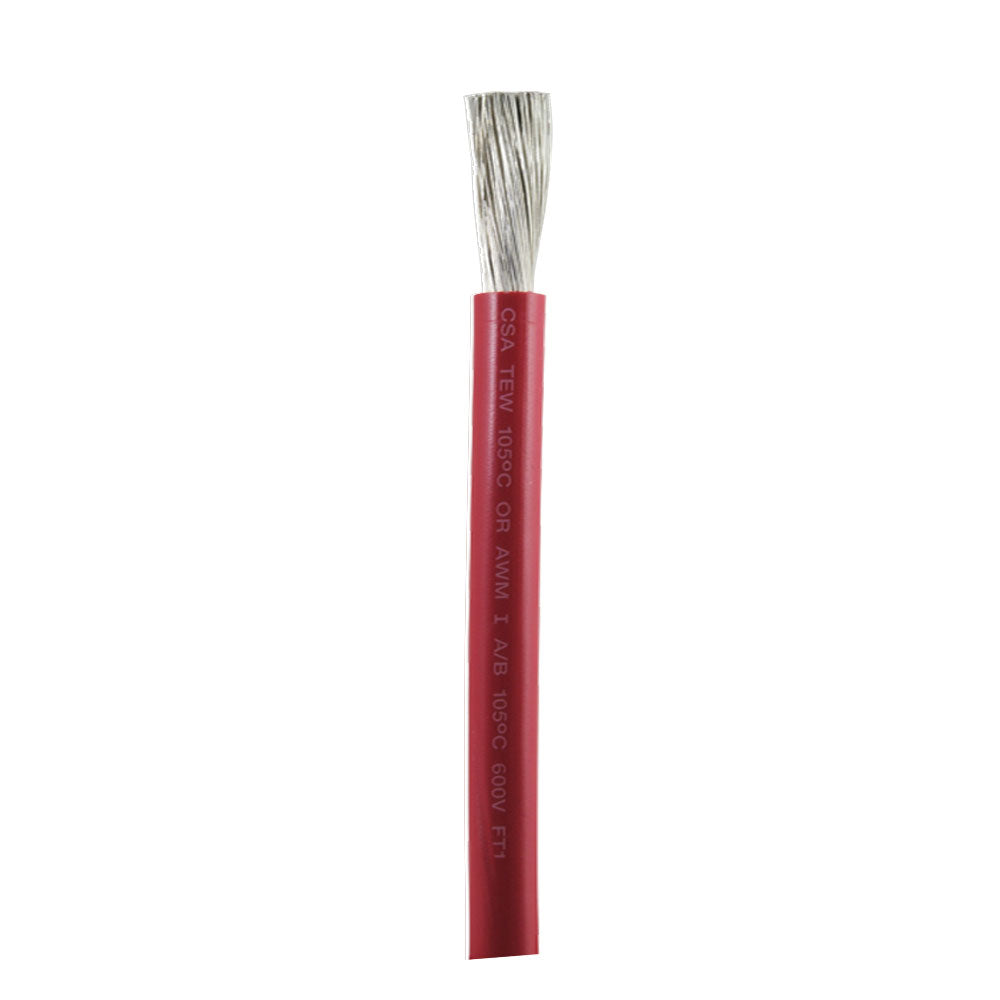 Tri-Water Marine | Ancor Red 1/0 AWG Battery Cable - Sold By The Foot [1165-FT]