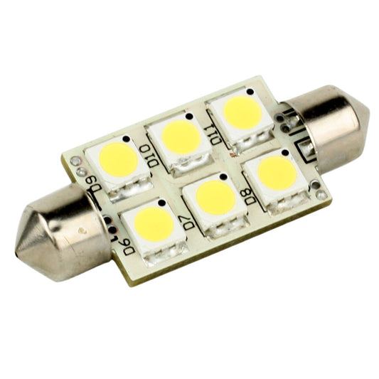 Tri-Water Marine | Lunasea Single-Sided 6 LED Festoon - 10-30VDC/1.5W/97 Lumens - Warm White [LLB-186W-21-00]