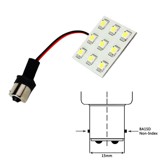 Tri-Water Marine | Lunasea Bayonet 9 LED Bulb BA15D - 12VAC or 10-30VDC/2W/149 Lumens - Warm White [LLB-269W-21-00]