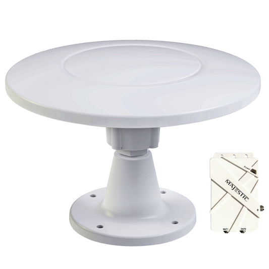 Tri-Water Marine | Majestic UFO X Ultra High Gain 30dB Digital TV Antenna - 12V [UFO X]