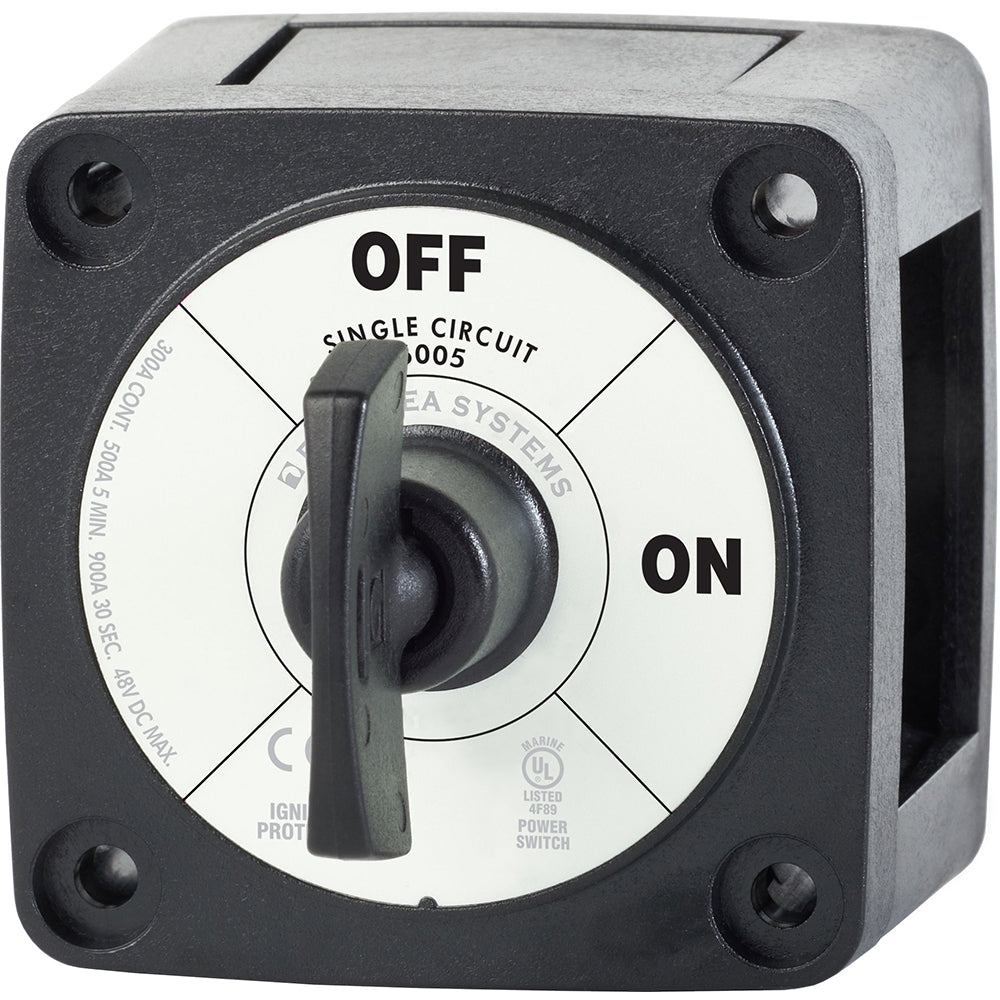 Tri-Water Marine | Blue Sea 6005200 Battery Switch Single Circuit ON-OFF - Black [6005200]