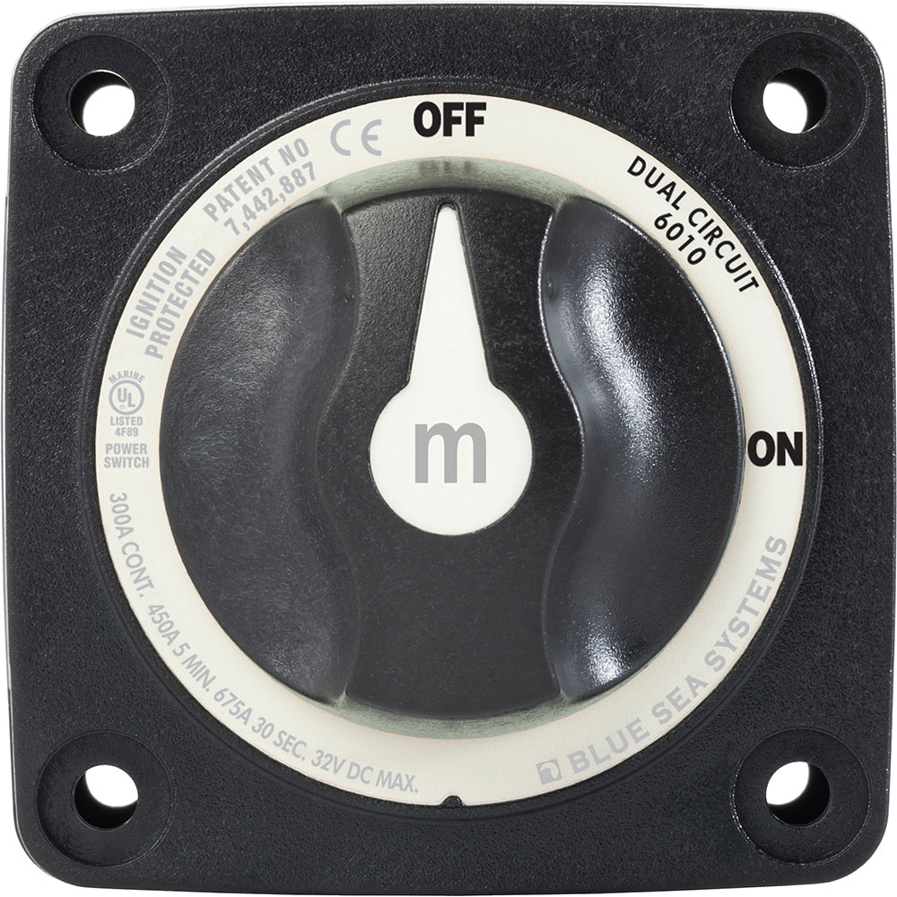 Tri-Water Marine | Blue Sea 6010200 Battery Switch Dual Circuit - Black [6010200]