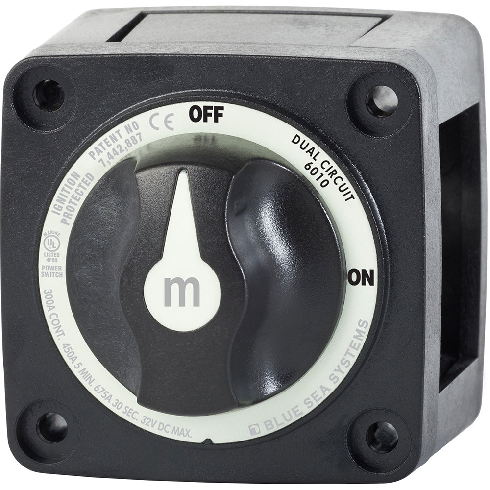 Tri-Water Marine | Blue Sea 6010200 Battery Switch Dual Circuit - Black [6010200]