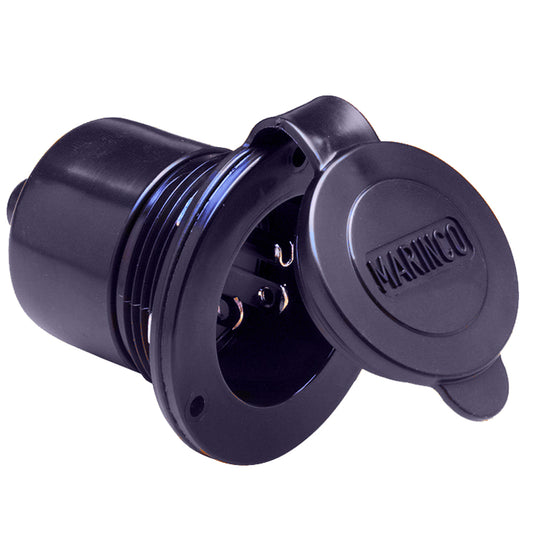 Tri-Water Marine | Marinco Marine On-Board Hard Wired Charger Inlet - 15Amp - Black [150BBI]