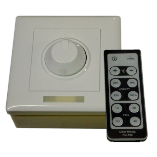 Tri-Water Marine | Lunasea Single Color Wall Mount Dimmer w/Controller [LLB-45AU-08-00]