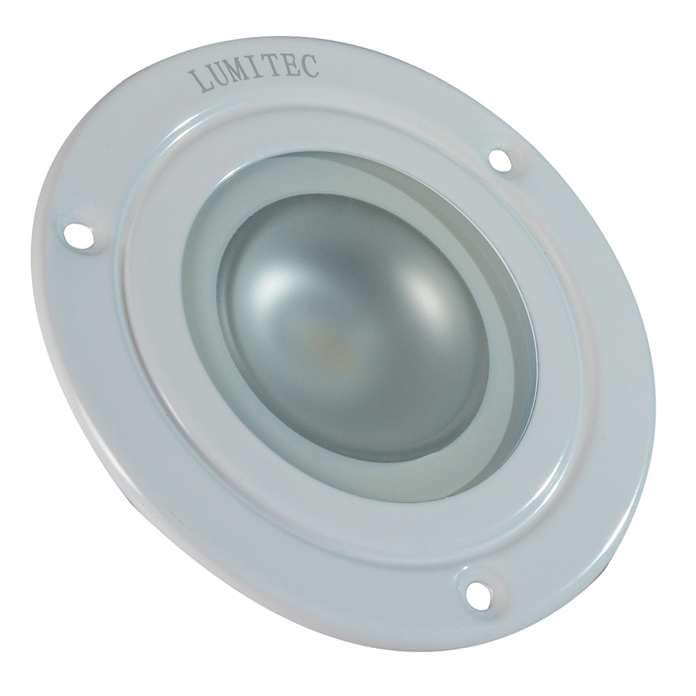 Tri-Water Marine | Lumitec Shadow - Flush Mount Down Light - White Finish - 3-Color Red/Blue Non-Dimming w/White Dimming [114128]