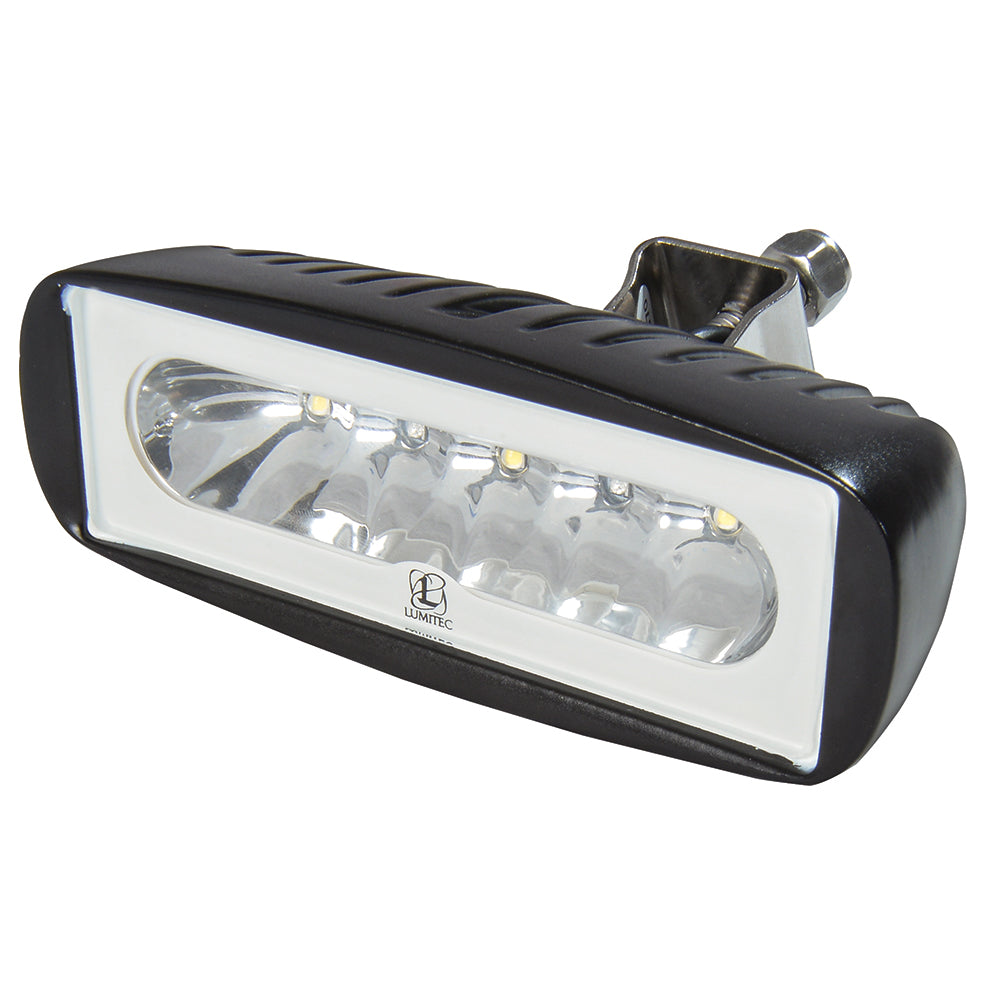 Tri-Water Marine | Lumitec Caprera2 - LED Flood Light - Black Finish - 2-Color White/Red Dimming [101218]