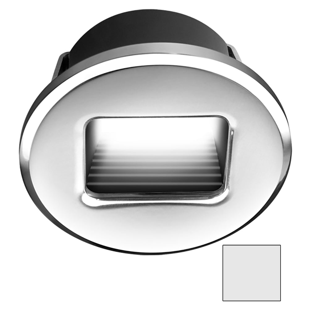 Tri-Water Marine | i2Systems Ember E1150Z Snap-In - Polished Chrome - Round - Cool White Light [E1150Z-11AAH]