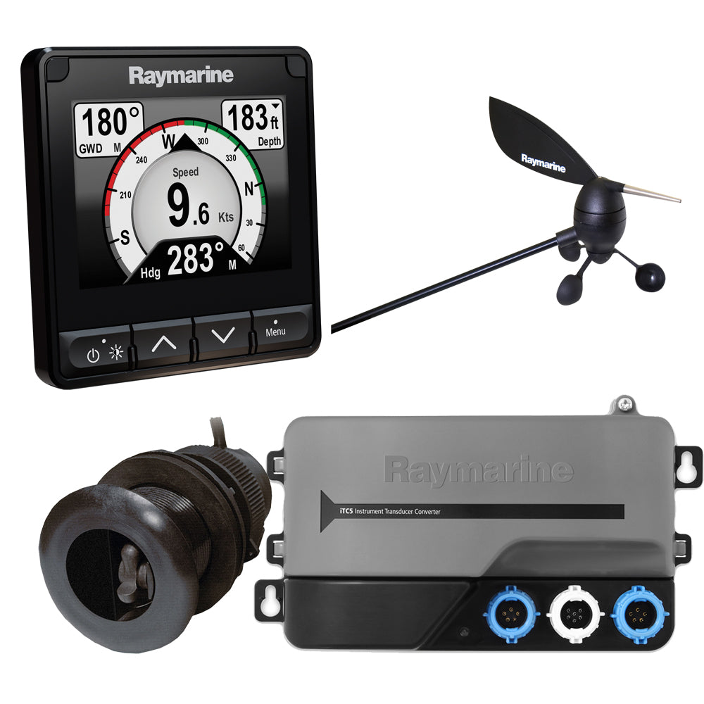 Tri-Water Marine | Raymarine i70s System Pack, Wind, Depth, Speed [T70226]