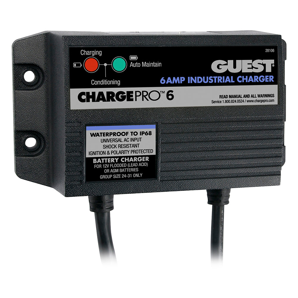 Tri-Water Marine | Guest 6A/12V 1 Bank 120V Input On-Board Battery Charger [28106]