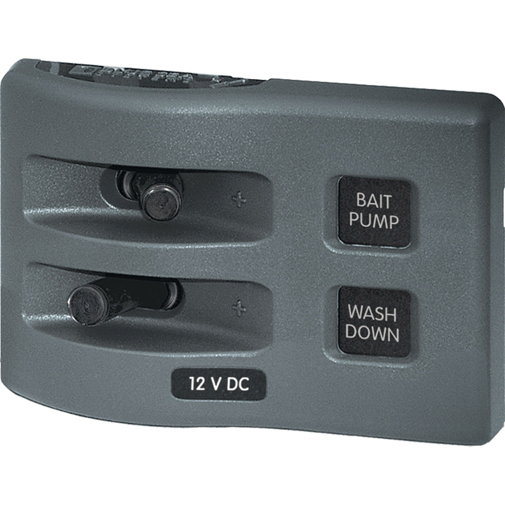 Tri-Water Marine | Blue Sea 4303 WeatherDeck 12V DC Waterproof Switch Panel - 2 Position [4303]