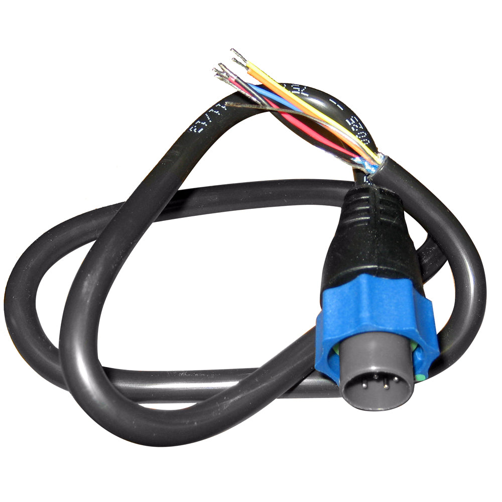 Tri-Water Marine | Lowrance Adapter Cable 7-Pin Blue to Bare Wires [000-10046-001]