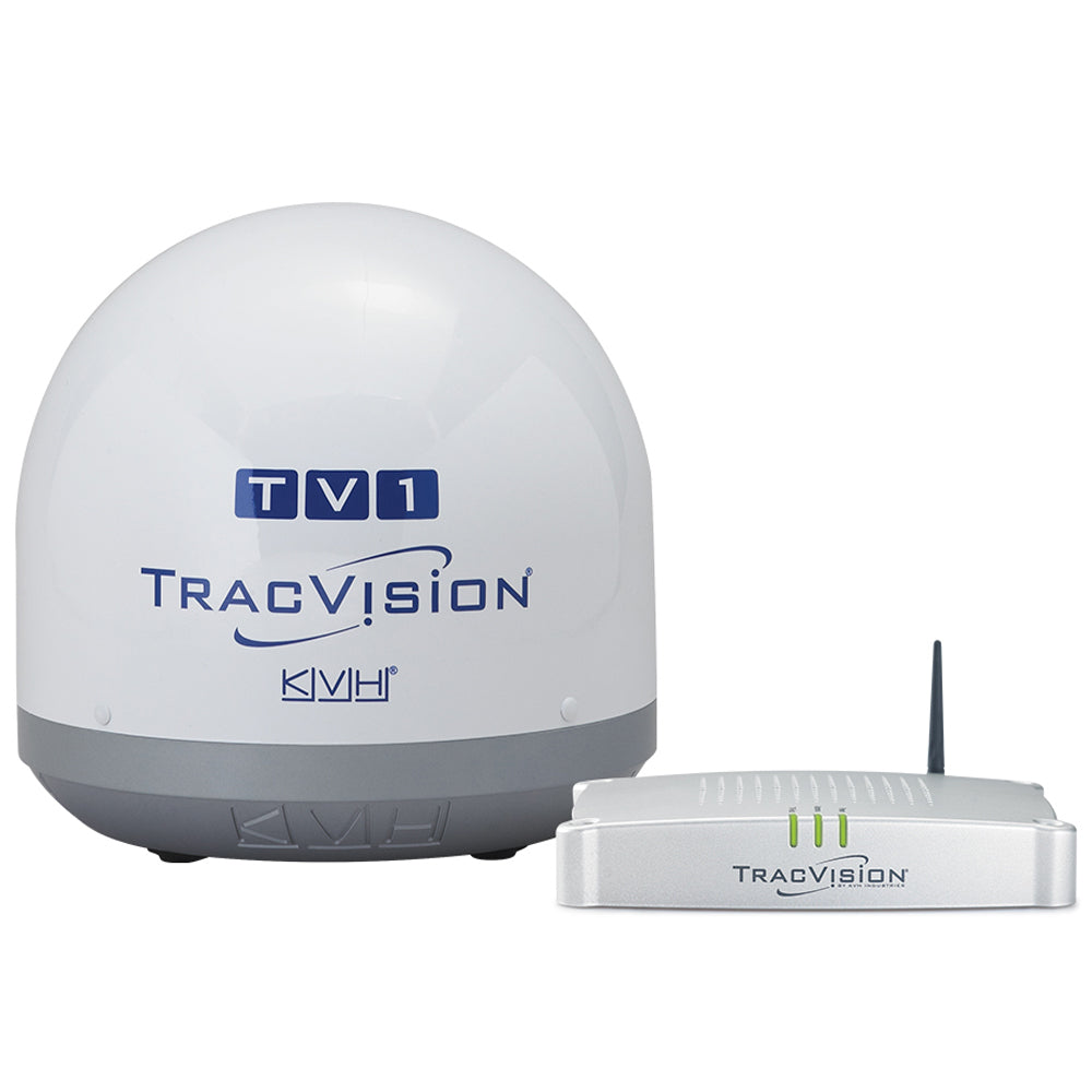 Tri-Water Marine | KVH TracVision TV1 w/IP-Enabled TV-Hub Linear Universal Single-Output LNB [01-0366-02]