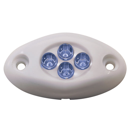 Tri-Water Marine | Innovative Lighting Courtesy Light - 4 LED Surface Mount - Blue LED/White Case [004-2100-7]