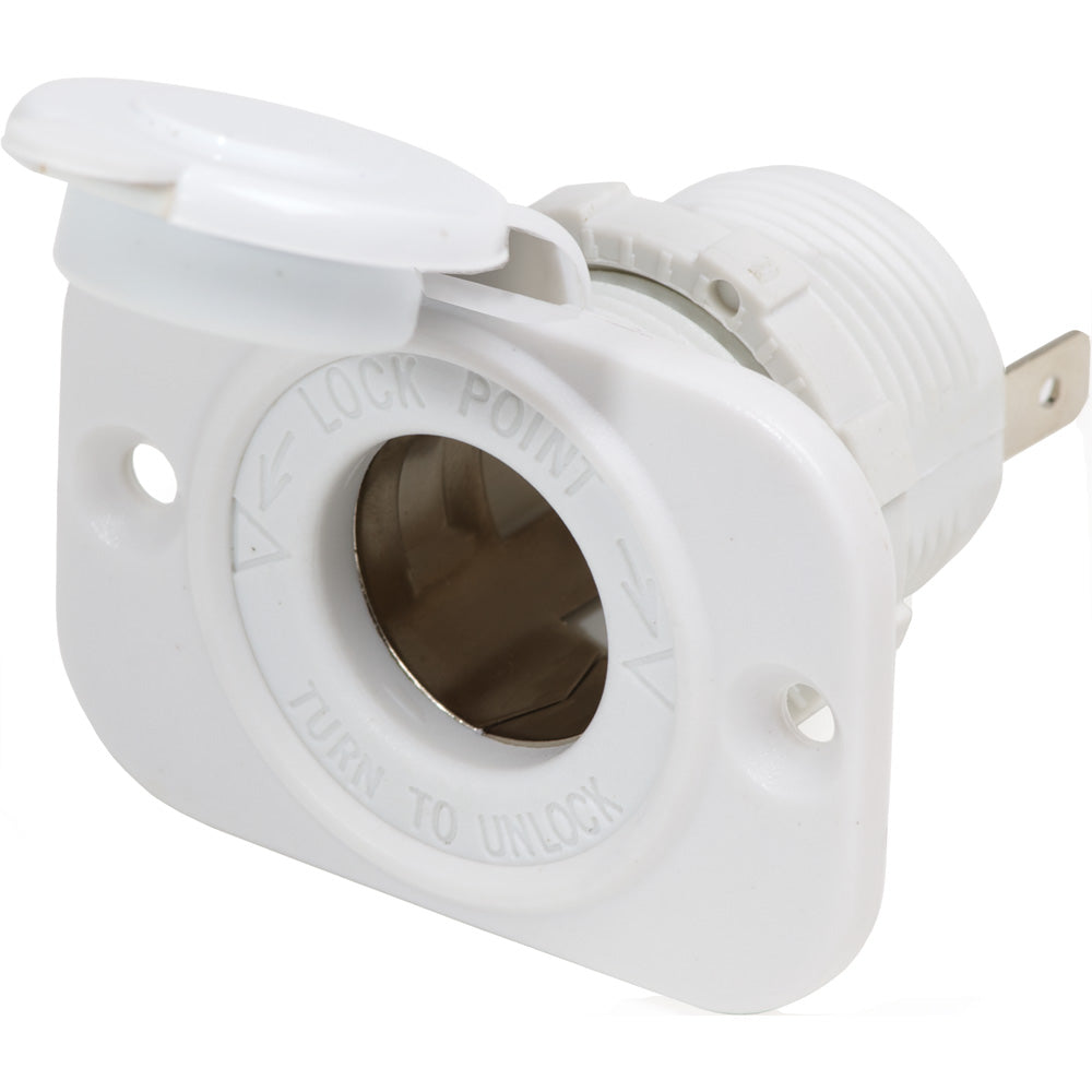 Tri-Water Marine | Blue Sea 12V Dash Socket - White [1011200]