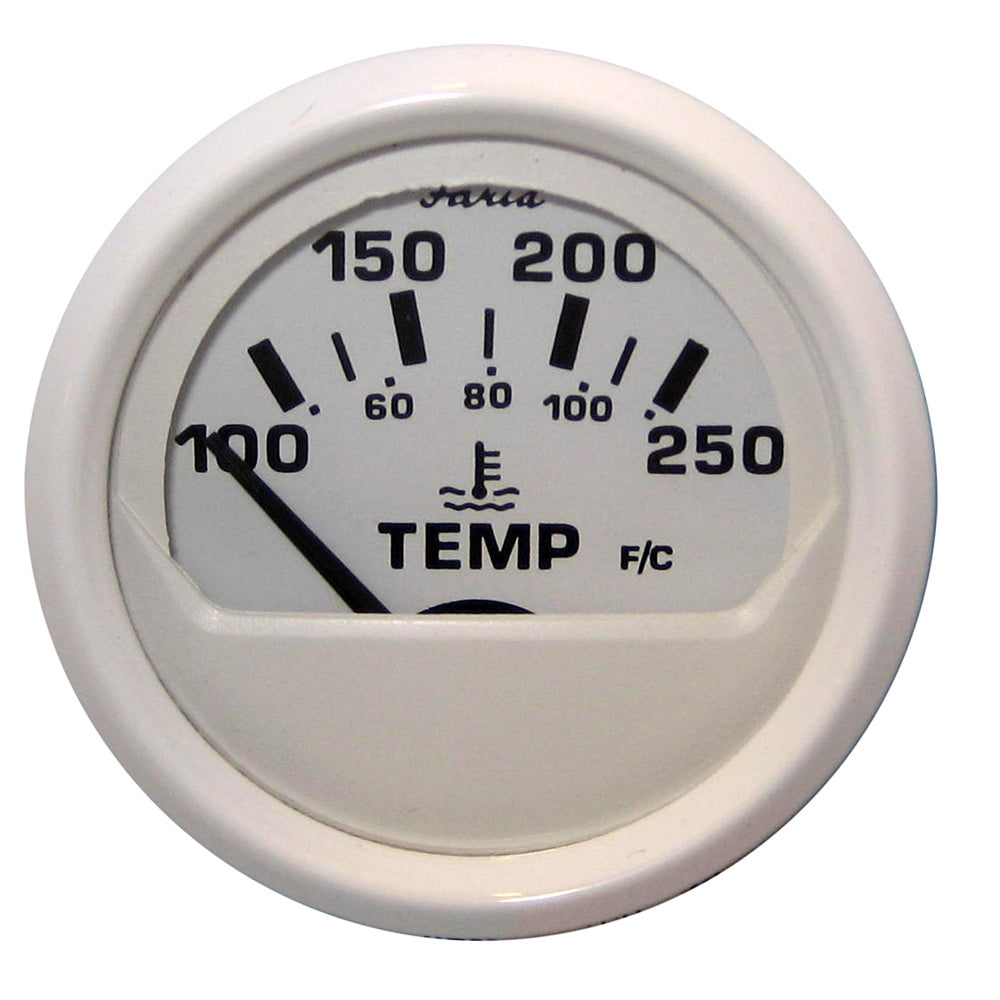 Tri-Water Marine | Faria Dress White 2" Water Temperature Guage (100-250 DegreeF) [13110]