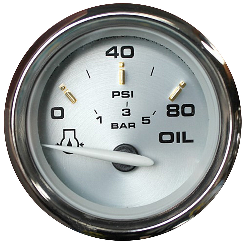 Tri-Water Marine | Faria Kronos 2" Oil Pressure Gauge - 80 PSI [19002]