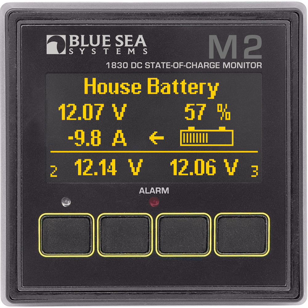 Tri-Water Marine | Blue Sea 1830 M2 DC SoC State of Charge Monitor [1830]