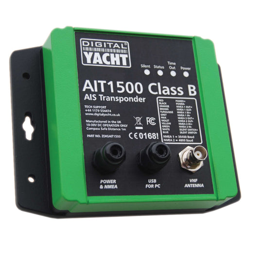 Tri-Water Marine | Digital Yacht AIT1500 Class B AIS Transponder w/Built-In GPS [ZDIGAIT1500]