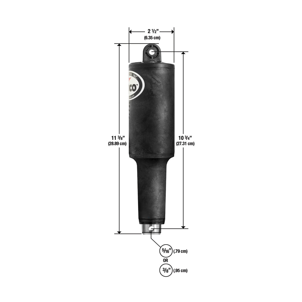 Tri-Water Marine | Lenco 101XD Extreme Duty Actuator - 12V - 2-1/4" Stroke w/Hardware [15056-002]