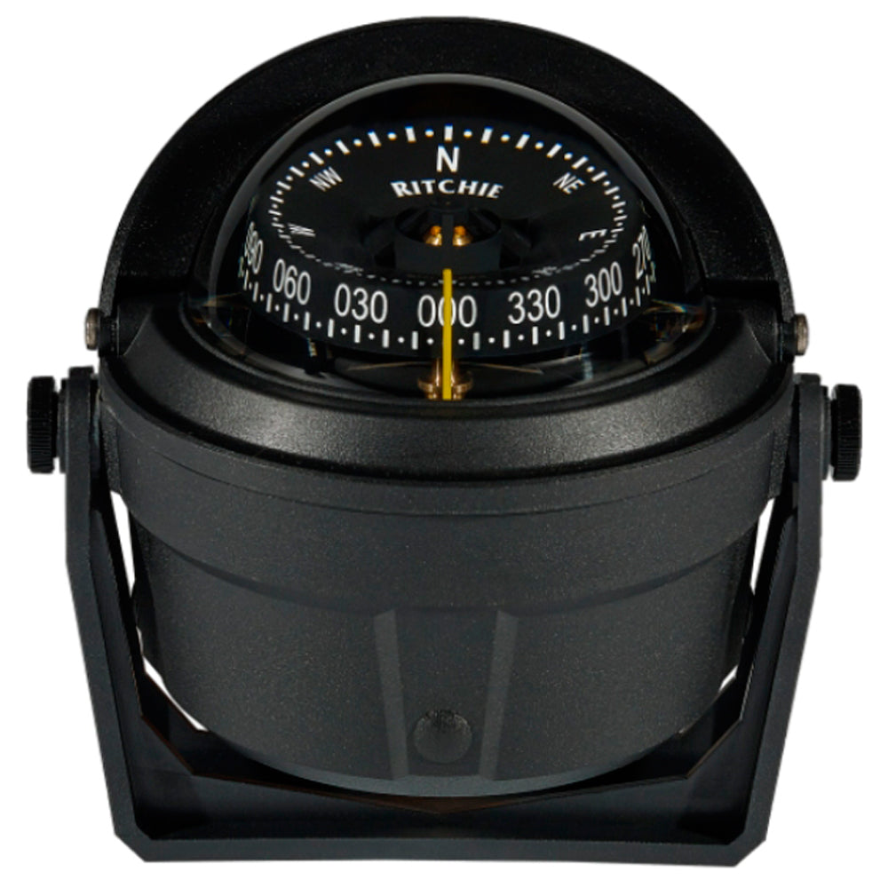 Tri-Water Marine | Ritchie B-81-WM Voyager Bracket Mount Compass - Wheelmark Approved f/Lifeboat & Rescue Boat Use [B-81-WM]