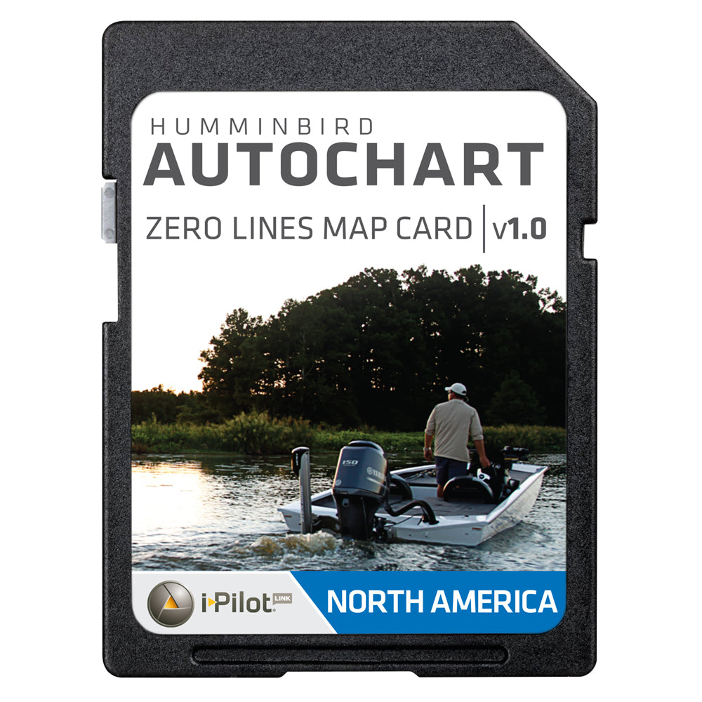 Tri-Water Marine | Humminbird AutoChart Zero Lines Map Card [600033-1]