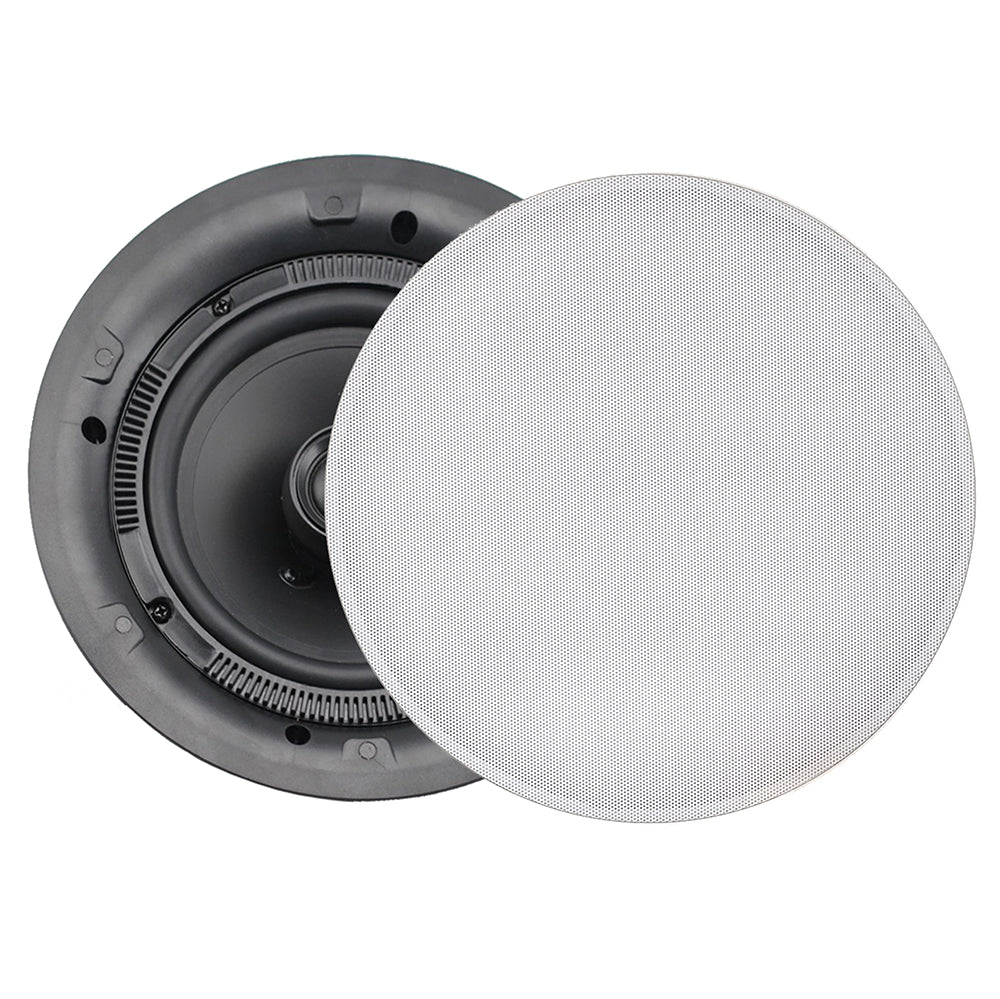 Tri-Water Marine | Fusion MS-CL602 Flush Mount Interior Ceiling Speakers (Pair) White [MS-CL602]