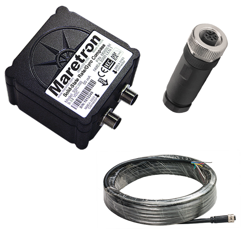 Tri-Water Marine | Maretron Solid-State Rate/Gyro Compass w/10m Cable & Connector [SSC300-01-KIT]