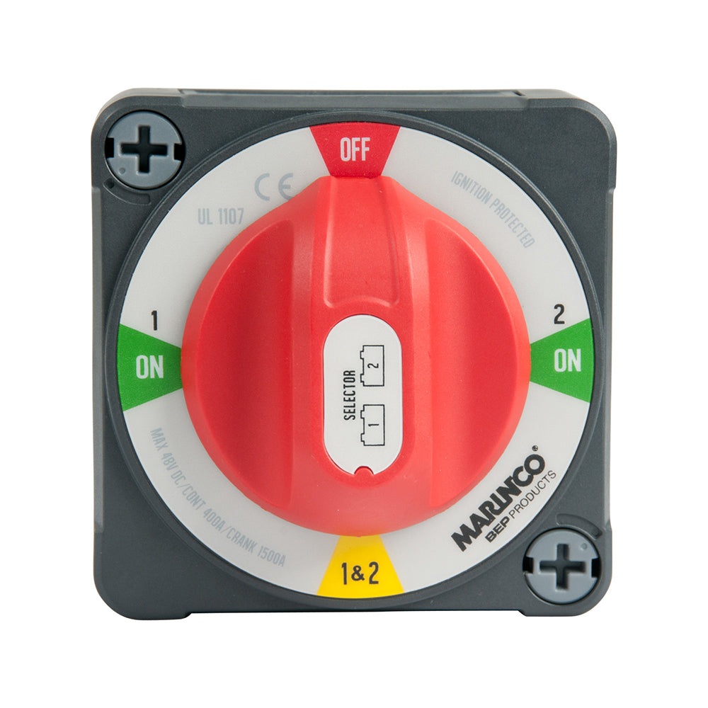 Tri-Water Marine | BEP Pro Installer 400A EZ-Mount Battery Selector Switch (1-2-Both-Off) [771-S-EZ]