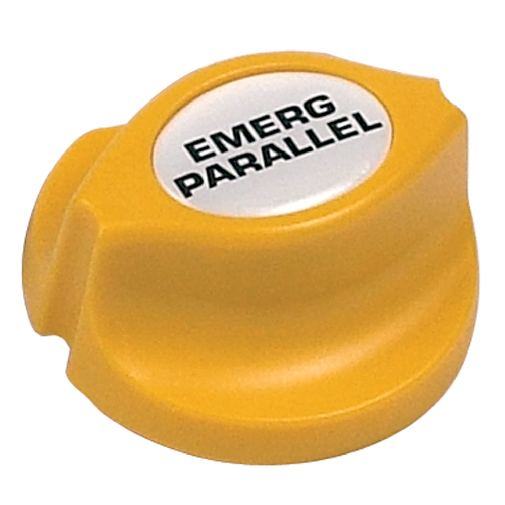 Tri-Water Marine | BEP Emergency Parallel Battery Knob - Yellow - Easy Fit [701-KEY-EP]