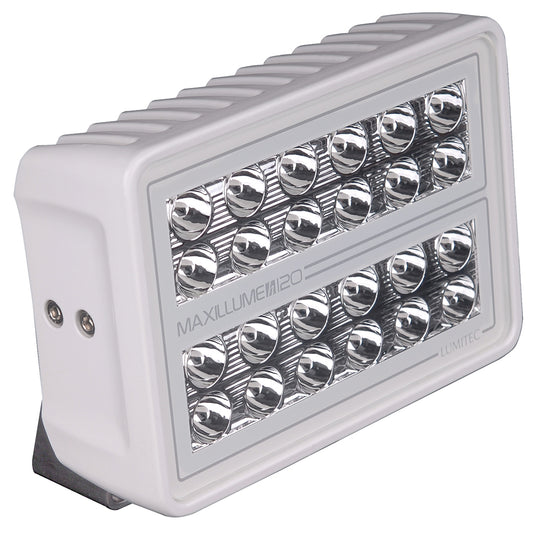 Tri-Water Marine | Lumitec Maxillume h120 - Trunnion Mount Flood Light - White Housing - White Dimming [101346]