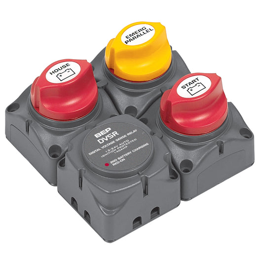 Tri-Water Marine | BEP Square Battery Distribution Cluster f/Single Engine w/Two Battery Banks [716-SQ-140A-DVSR]