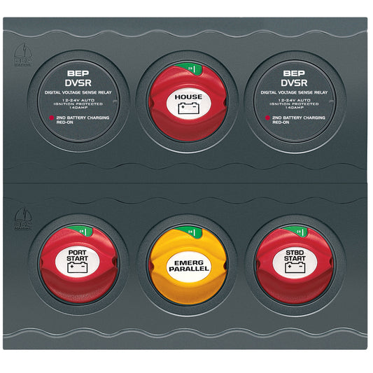 Tri-Water Marine | BEP Battery Management Contour Connect Panel f/Twin Engines w/VSR's [CC-803N]