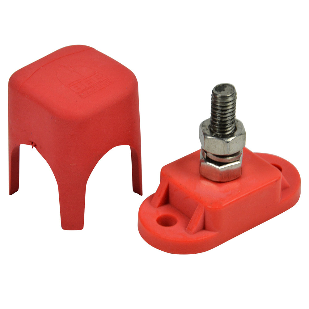 Tri-Water Marine | BEP Pro Installer Single Insulated Distribution Stud - 1/4" - Positive [IS-6MM-1R/DSP]