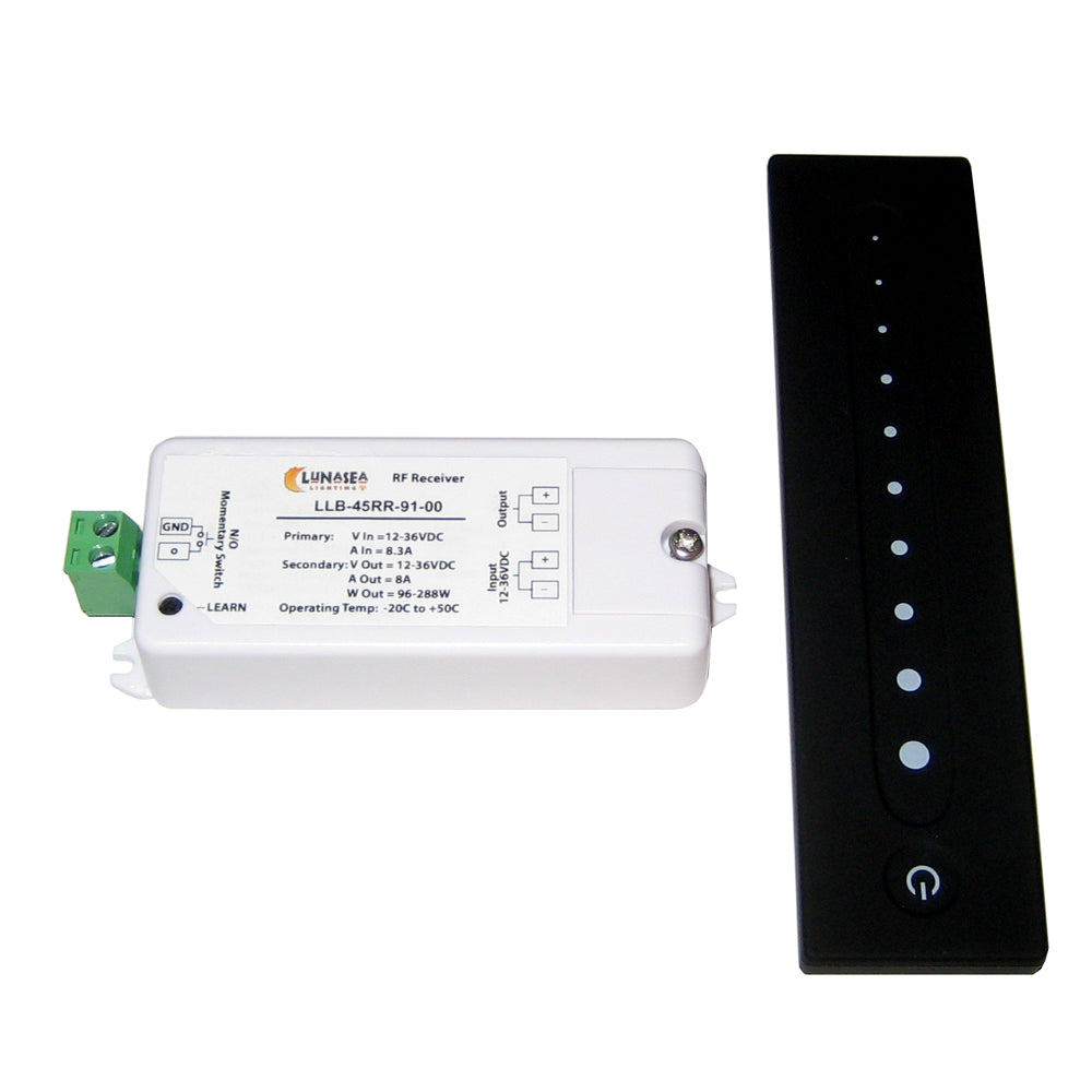 Tri-Water Marine | Lunasea Remote Dimming Kit w/Receiver & Linear Remote [LLB-45RE-91-K1]