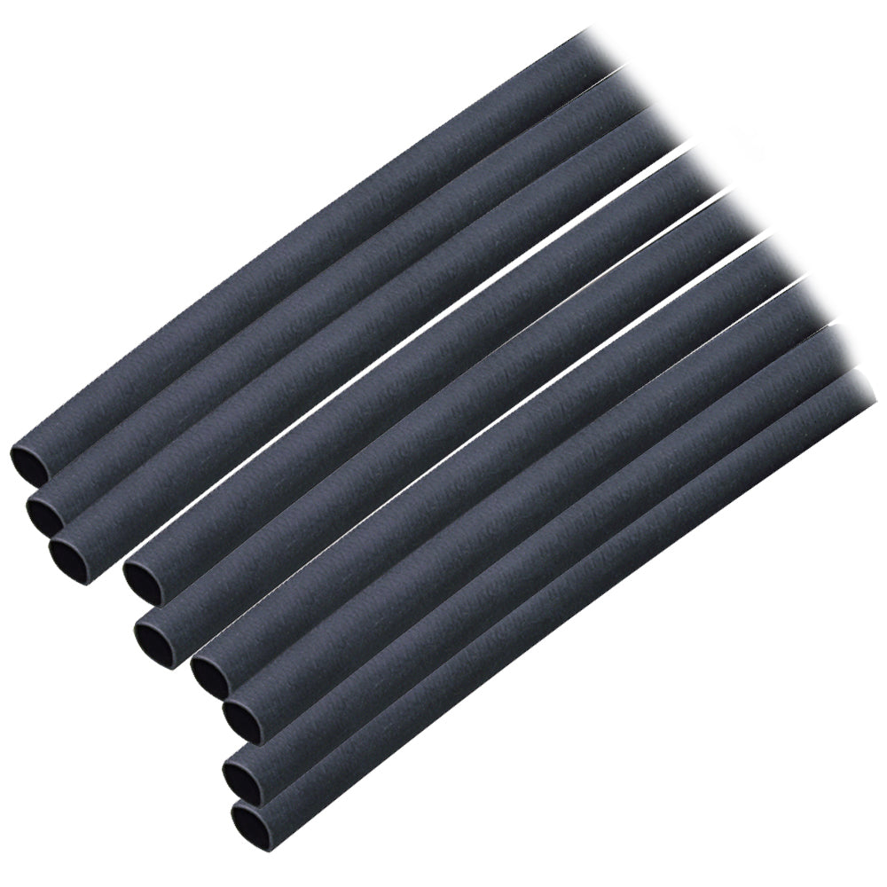 Tri-Water Marine | Ancor Adhesive Lined Heat Shrink Tubing (ALT) - 3/16" x 6" - 10-Pack - Black [302106]