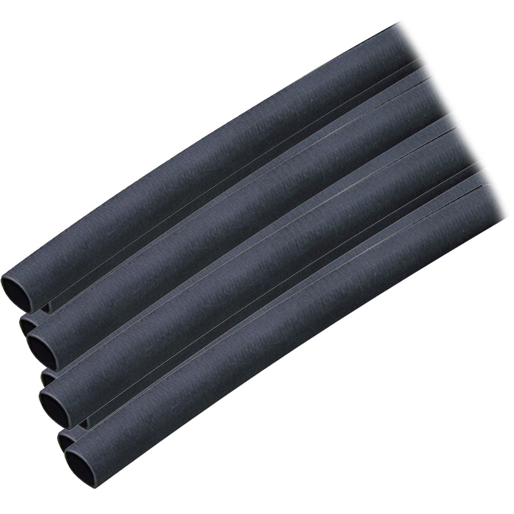 Tri-Water Marine | Ancor Adhesive Lined Heat Shrink Tubing (ALT) - 1/4" x 12" - 10-Pack - Black [303124]