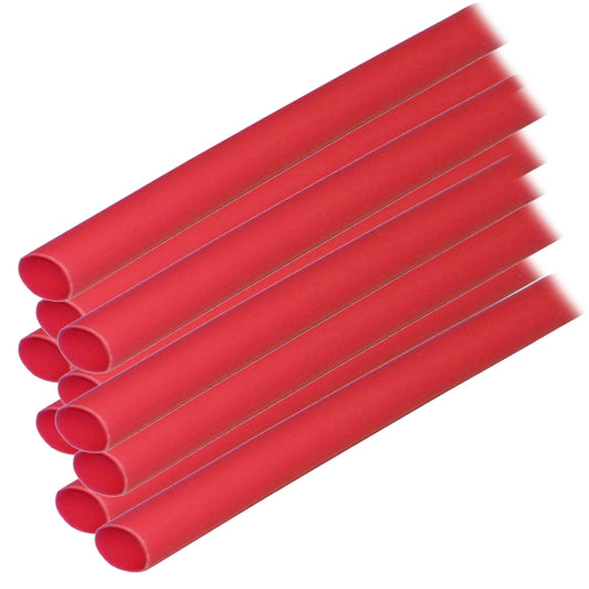 Tri-Water Marine | Ancor Adhesive Lined Heat Shrink Tubing (ALT) - 1/4" x 6" - 10-Pack - Red [303606]