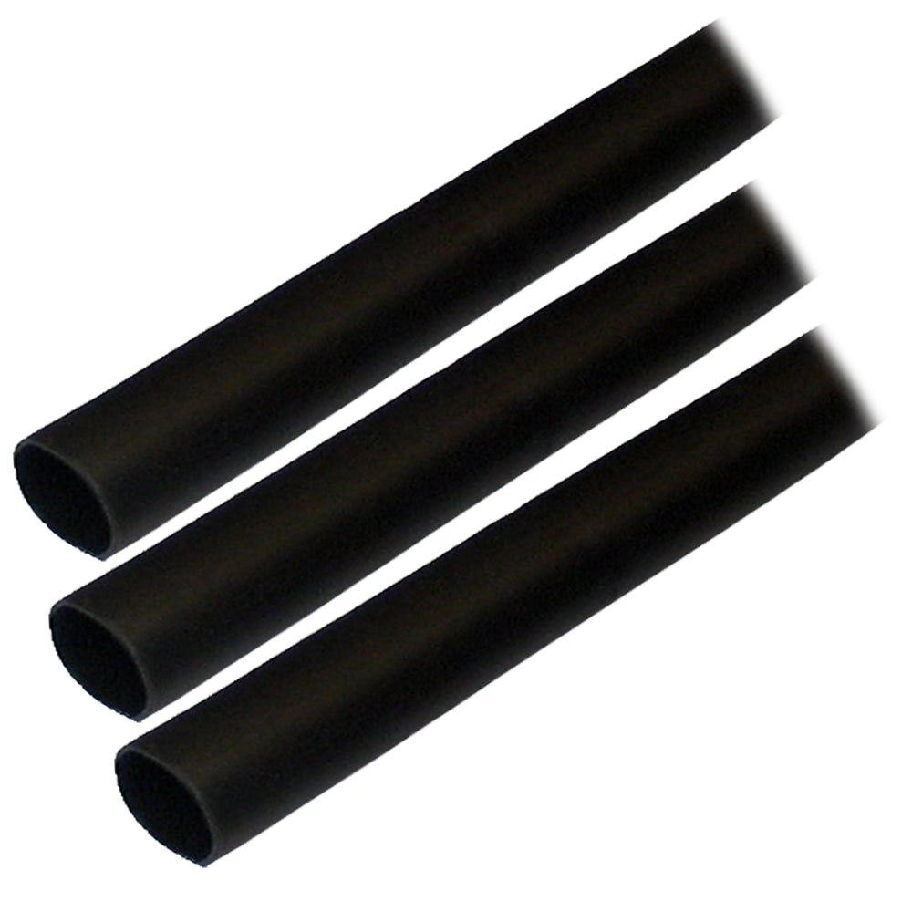 Tri-Water Marine | Ancor Adhesive Lined Heat Shrink Tubing (ALT) - 1/2" x 3" - 3-Pack - Black [305103]