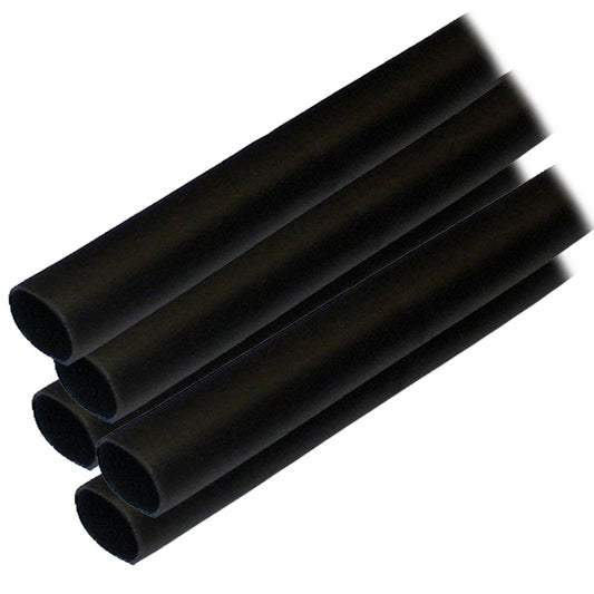 Tri-Water Marine | Ancor Adhesive Lined Heat Shrink Tubing (ALT) - 1/2" x 6" - 5-Pack - Black [305106]