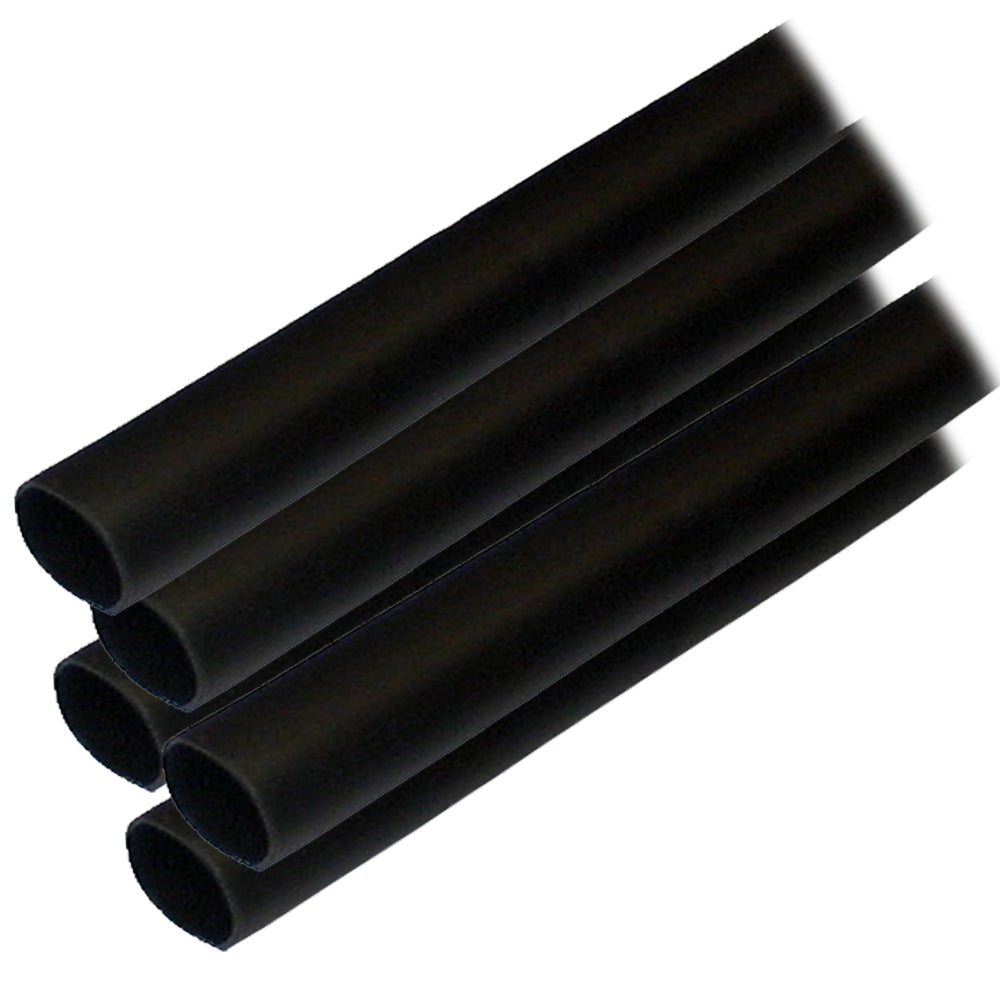 Tri-Water Marine | Ancor Adhesive Lined Heat Shrink Tubing (ALT) - 1/2" x 12" - 5-Pack - Black [305124]