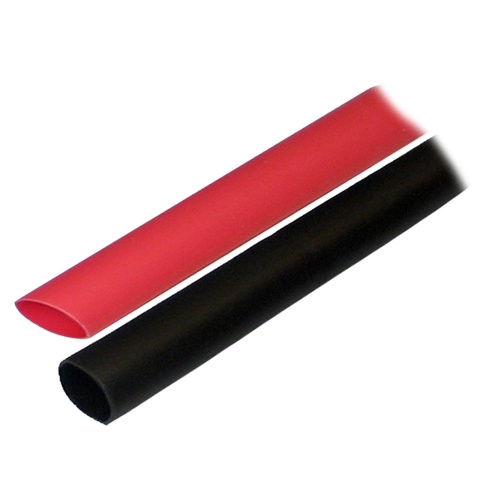 Tri-Water Marine | Ancor Adhesive Lined Heat Shrink Tubing (ALT) - 1/2" x 3" - 2-Pack - Black/Red [305602]